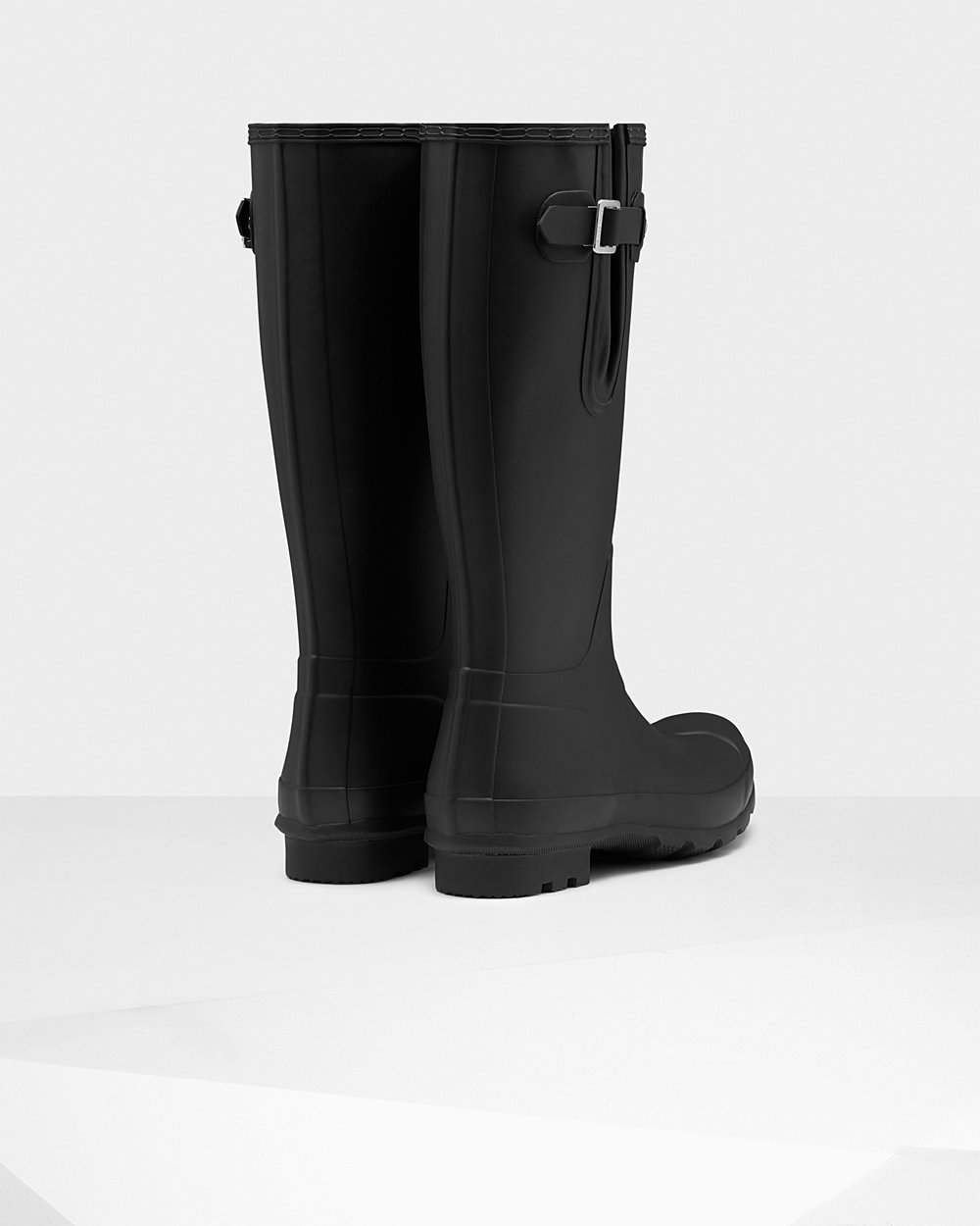 Hunter Hombre Original Side Adjustable - Botas de Lluvia Negras - 397-VCNXAR